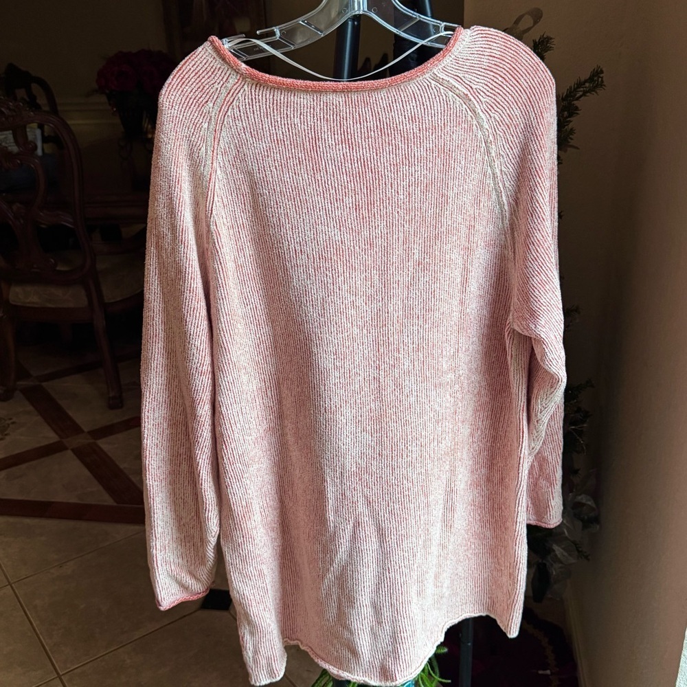 FREE PEOPLE Orange Sweater, size small - Picture 2 of 10